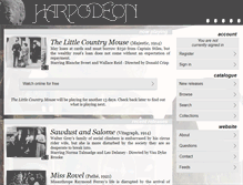 Tablet Screenshot of harpodeon.com